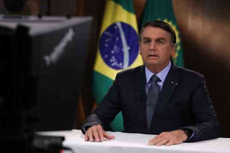 Bolsonaro discursou na 75 Assembleia-Geral das Naes Unidas (foto: Marcos Corra/PR)