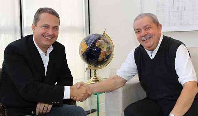 O ltimo encontro oficial entre Eduardo Campos e Lula aconteceu em junho do ano passado(foto: Ricardo Stuckert/Instituto Lula )