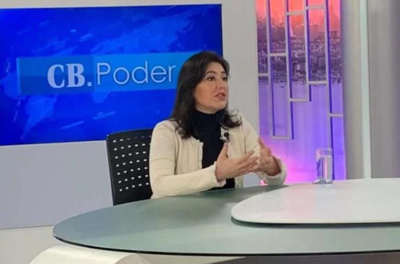Senadora e candidata  presidncia da Repblica, Simone Tebet