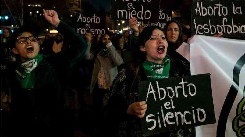 No Chile, o aborto  legalizado somente em trs casos(foto: Getty Images)