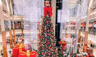 Os shoppings, com 41% de preferncia como lugar de compra, j lanaram suas decoraes para o perodo natalino(foto: ItaPwer/Divulgao )