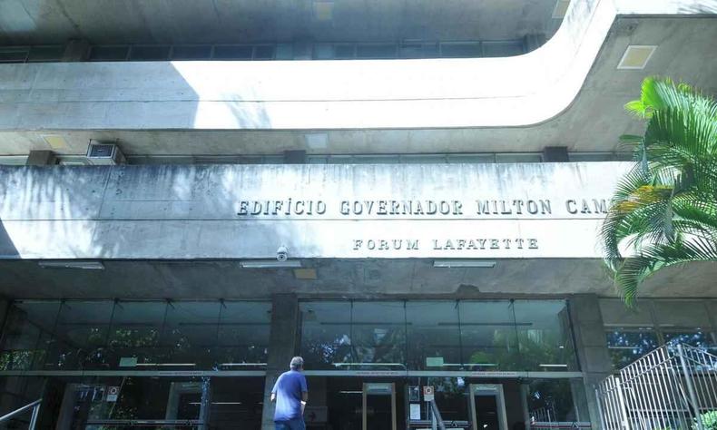 Fachada do prdio do Frum Lafayette, no Barro Preto, em Belo Horizonte