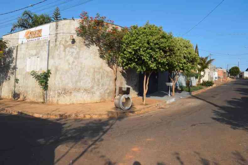 Bar onde aconteceu o crime