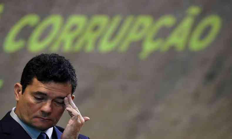 Sergio Moro inaugurou um canal eletrnico de denncias contra a corrupo(foto: Carl de Souza/ D.A. Press)