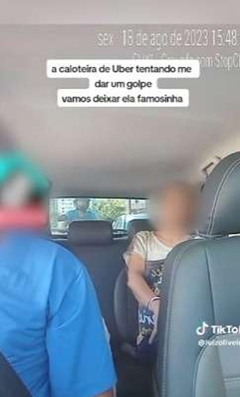 Passageira e motorista trocaram cuspes aps discusso