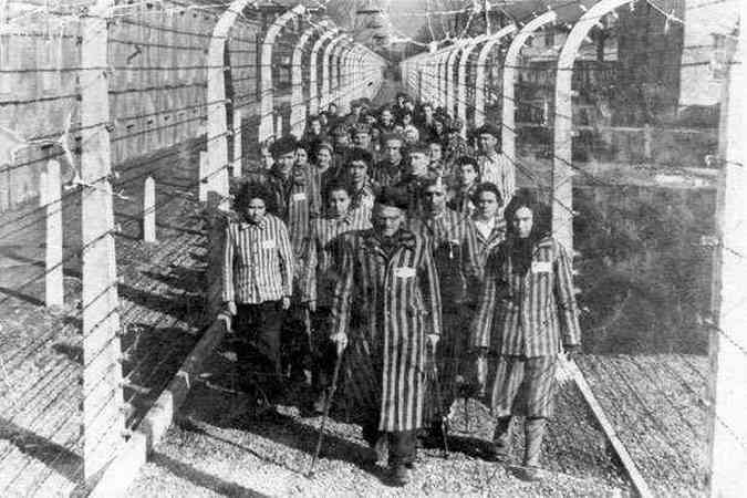 Campos de concentrao nazistas constituram um dos maiores horrores da humanidade(foto: AFP PHOTO/ YAD VASHEM ARCHIVES)