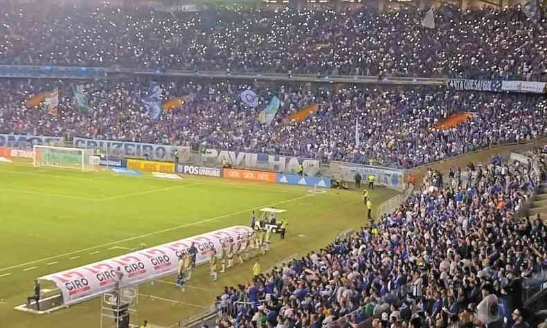 Torcida do Cruzeiro no Mineiro