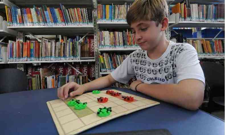 Pedro Augusto, de 11 anos, conta que evoluiu e passou a ter ideias diferentes(foto: Beto Magalhes/EM/D.A Press)