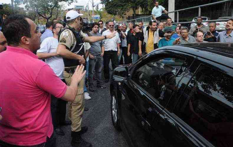 Chegada do aplicativo Uber a Belo Horizonte causou irritao de taxistas(foto: Paulo Filgueiras/EM/D.A Press)