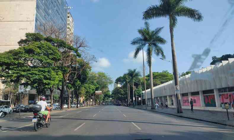 Avenida Afonso Pena, no Centro de BH