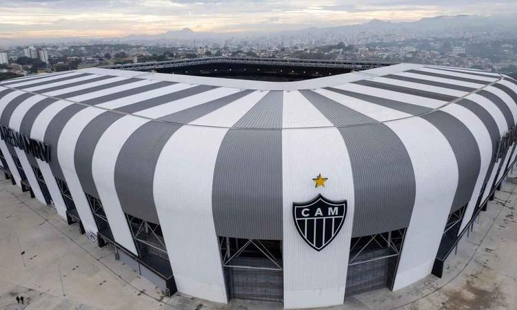 Arena MRV, em Belo Horizonte, vista de cima