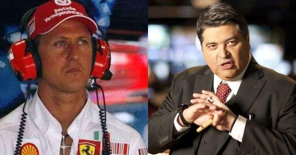 Internet critica Datena por noticiar morte de Schumacher sem