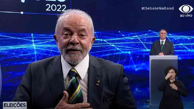 Presidente Lula discursa no fim do debate