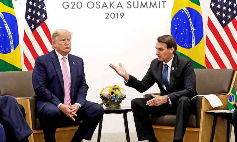 O ltimo encontro entre os dois presidentes ocorreu em Osaka, no Japo, em junho de 2019. E o primeiro foi na Casa Branca, h um ano (foto: ALAN SANTOS/PR)