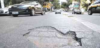 Na Savassi, problemas so maiores na Rua Fernandes Tourinho(foto: Gladyston Rodrigues/EM/D.A Press)