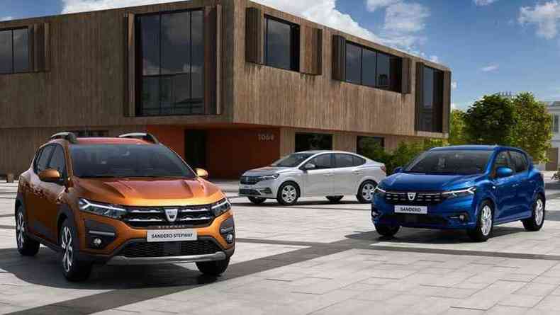 Os novos modelos estaro  venda no Brasil somente em 2022(foto: Dacia/Divulgao)