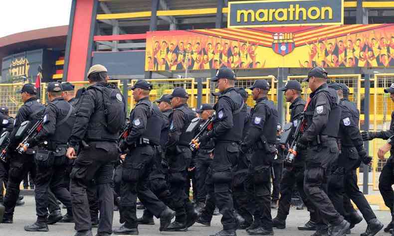 Policiamento em Guayaquil