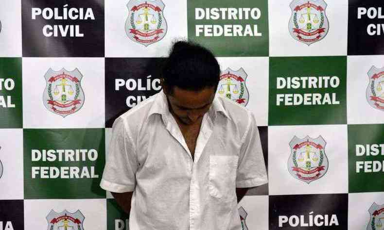 Marinsio Olinto, 41 anos, est preso desde sbado (4/8)(foto: Marcelo Ferreira/CB/D.A Press)