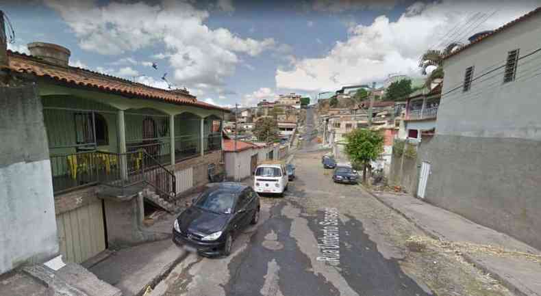 Crime aconteceu dentro de uma casa na Regio do Barreiro(foto: Google Street View/Reproduo)