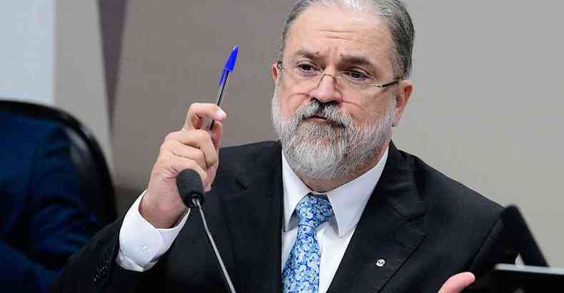 Augusto Aras, presidente da PGR, fez quetionamentos sem xito a Dias Tofolli(foto: PEDRA FRANA/AGNCIA SENADO)