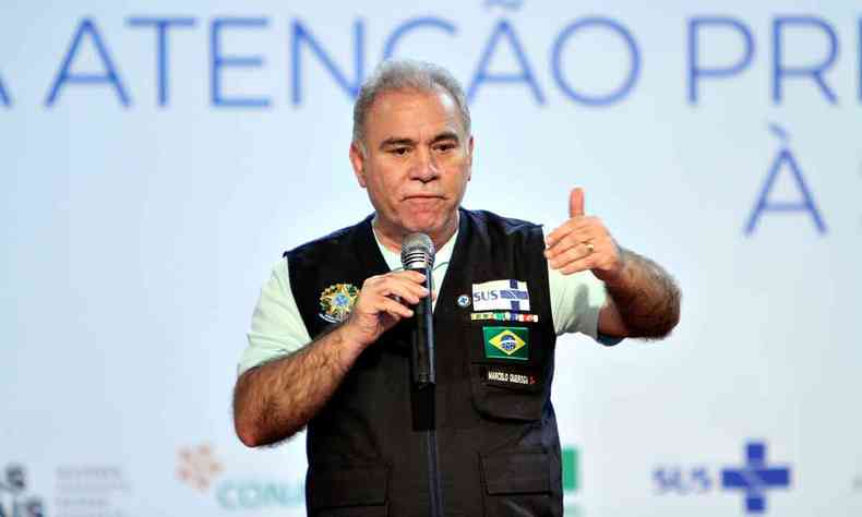 O ministro da Sade, Marcelo Queiroga