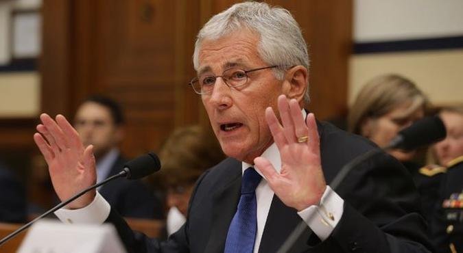 Secretrio de Defesa Chuck Hagel foi convocado pela comisso das Foras Armadas da Cmara para se explicar em caso de troca de prisioneiros(foto: Chip Somodevilla/Getty Images/AFP)