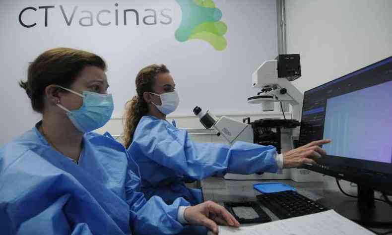 Objetivo  transformar o CT-Vacinas, da UFMG, em Centro Nacional de Vacinas(foto: Leandro Couri/EM/D.A Press)
