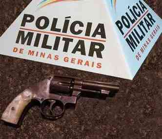 Suspeito disse que teve acesso  arma em uma feira de veculos(foto: Polcia Militar/Divulgao)
