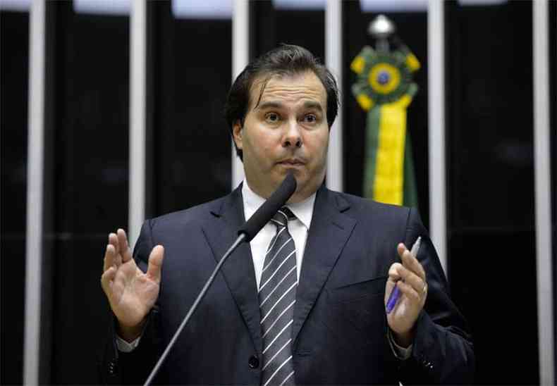 Ex-aliado do ento presidente da Casa, Eduardo Cunha (PMDB-RJ), Rodrigo Maia (DEM-RJ) trocou o antipetismo que o levou a articular o impeachment da presidente Dilma Rousseff pelo pragmatismo(foto: Wilson Dias/Agncia Brasil )