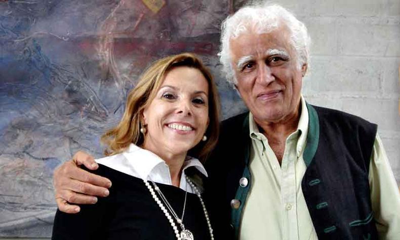Beatriz Lemos de Sá e Ziraldo(foto: Viviane Martins/divulgação) Beatriz Lemos de Sá e Ziraldo(foto: Viviane Martins/divulgação)