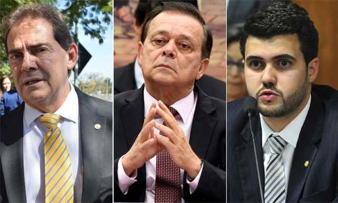 Paulinho da Força (Solidariedade-SP), Jovair Arantes (PTB-GO) e Wilson Filho (PTB-PB)(foto: Antonio Cruz/ Agencia Brasil , AFP / EVARISTO SA e Wikipedia) Paulinho da Força (Solidariedade-SP), Jovair Arantes (PTB-GO) e Wilson Filho (PTB-PB)(foto: Antonio Cruz/ Agencia Brasil , AFP / EVARISTO SA e Wikipedia)