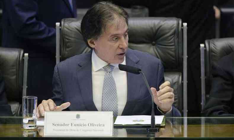 O presidente do Senado, senador Euncio Oliveira(foto: Pedro Frana/Agncia Senado)