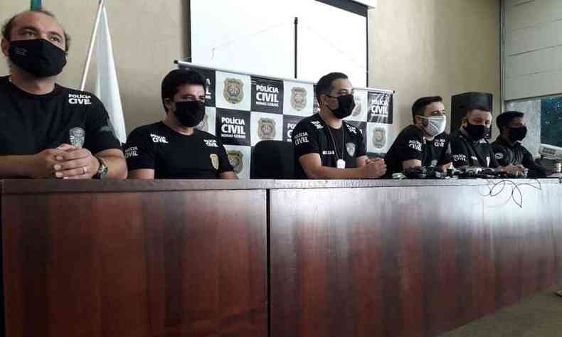 As investigaes continuam, pois a polcia suspeita que o trio seja responsvel por outros crimes(foto: PCMG/Divulgao)