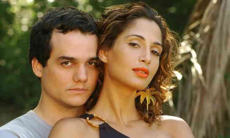 Wagner Moura e Camila Pitanga interpretaram Olavo e Bebel na novela Paraso Tropical