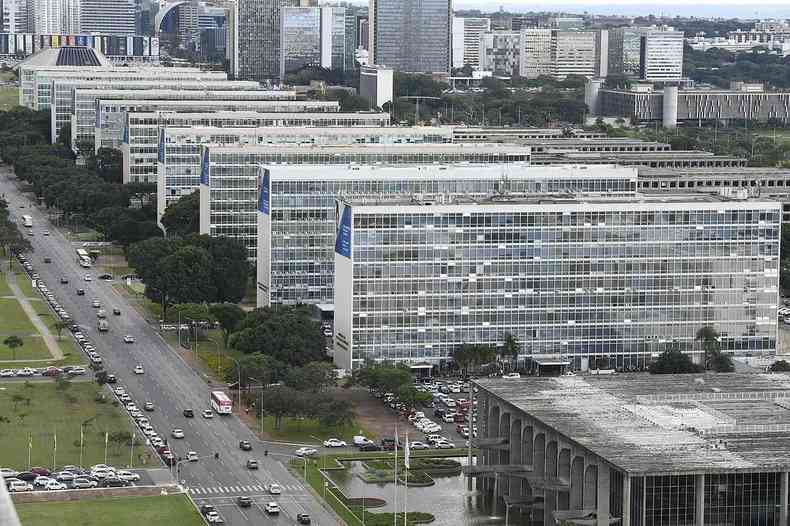 Esplanada dos ministrios, em Braslia