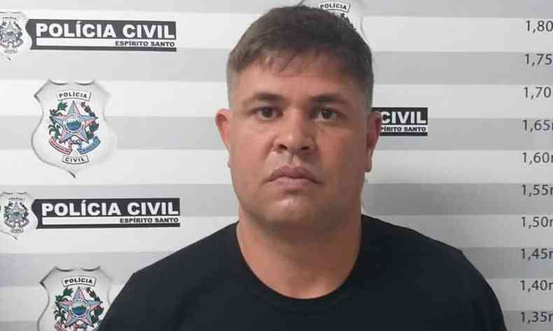 Indiciado pela Polcia Civil em Valadares, Anderson foi levado para o presdio de Tarumirim(foto: Polcia Civil-ES/ Divulgao)