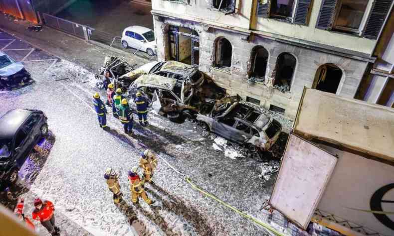 Acidente deixou rastro de destruição 