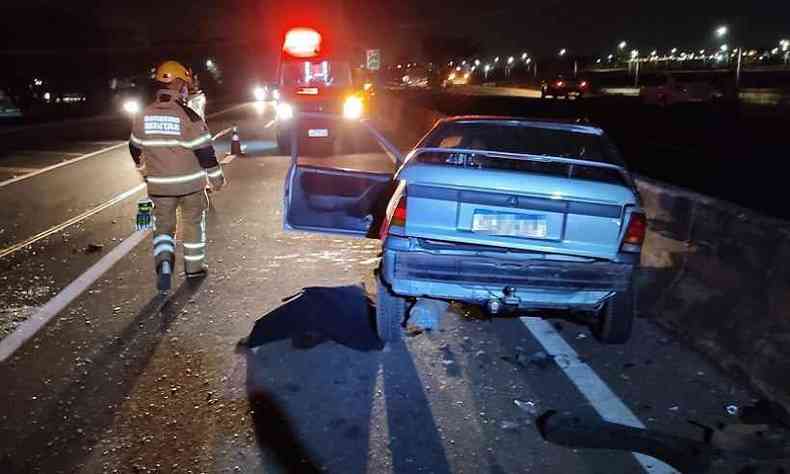 Pai, me e os filhos estavam no carro(foto: Divulgao/CBMG)