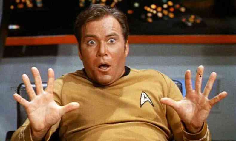 William Shatner, o capito Kirk de Star Trek