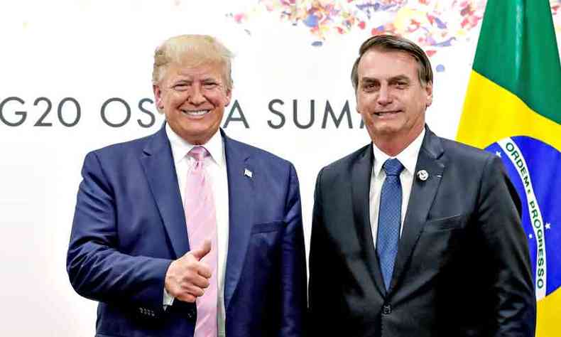 Alinhamento automtico de Bolsonaro com Trump  ruim para a poltica externa brasileria(foto: ALAN SANTOS/PR)