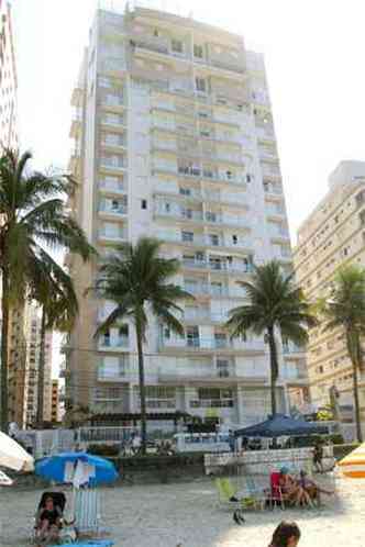 Fachada Edifcio Solaris, no Guaruj, onde Lula seria dono de um triplex(foto: Maurcio de Souza)