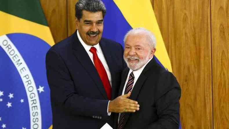 Maduro e Lula em Braslia