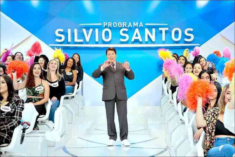 De tnis e mais descolado, Silvio Santos 'causou' em seu programa no ltimo domingo: trajetria do apresentador ser contada no musical previsto para estrear em maro de 2020 (foto: Lourival Ribeiro/SBT)
