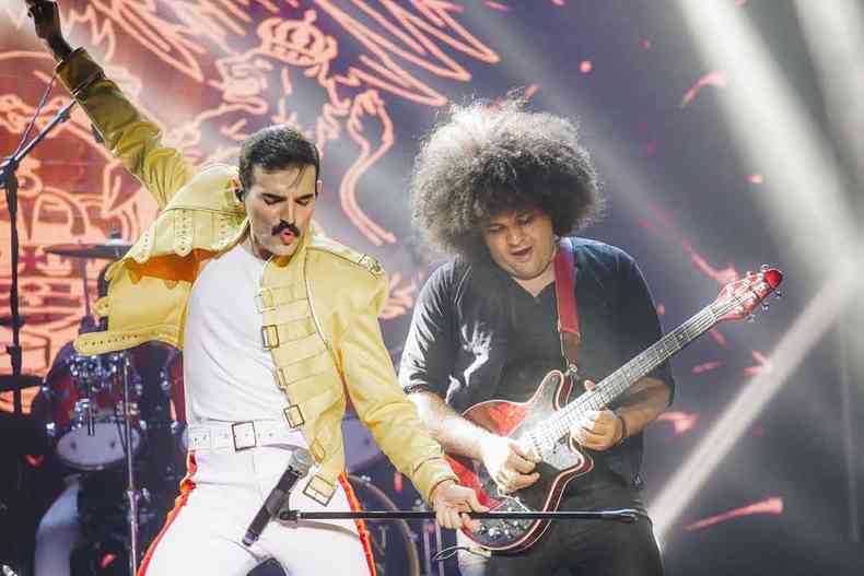 Andr Abreu, que encarna Freddie Mercury, estar acompanhado de msicos como o guitarrista Danilo Toledo