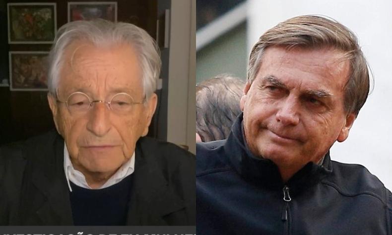 Montagem: Fernando Gabeira x Jair Bolsonaro