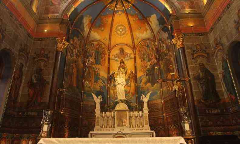 Altar da Igreja de São José(foto: Jair Amaral/EM/D.A Press)