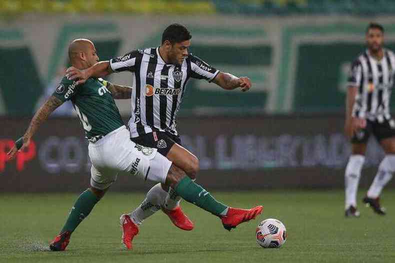 Atltico e Palmeiras empataram por 0 a 0 o jogo de ida da semifinal da Libertadores
