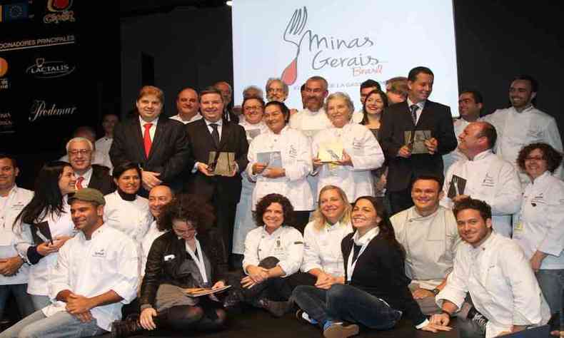 Comitiva de chefs mineiros no Madrid Fusion, na Espanha(foto: Soraya Ursine/divulgao)