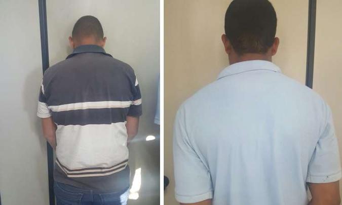 Os dois homens foram presos na última sexta-feira e reconhecidos pelas vítimas(foto: Polícia Civil / Divulgação) Os dois homens foram presos na última sexta-feira e reconhecidos pelas vítimas(foto: Polícia Civil / Divulgação)