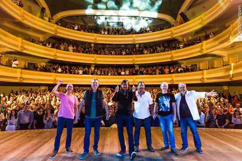 Banda 14 Bis comemora seus 40 anos com canção inédita e disco acústico gravado ao vivo(foto: Delzio Marques/Divulgação)